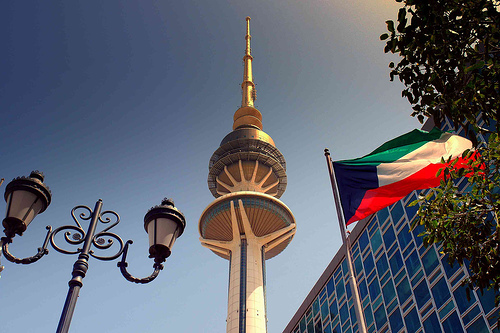 Kuwait Flag Liberation Tower-d6f62779-a0a4-48af-8a32-c257601ea17c